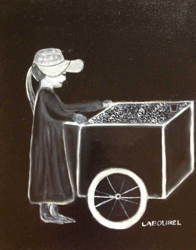 319-Asie Huile-sur-toile-30x24cm