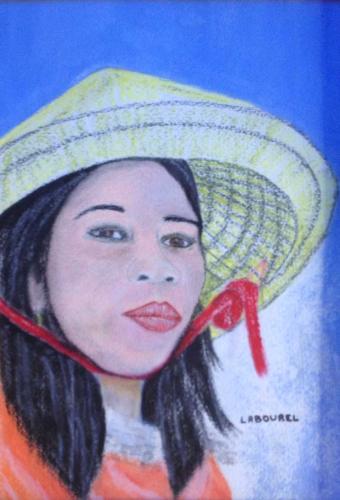 328 Asie 30x23 pastel gras