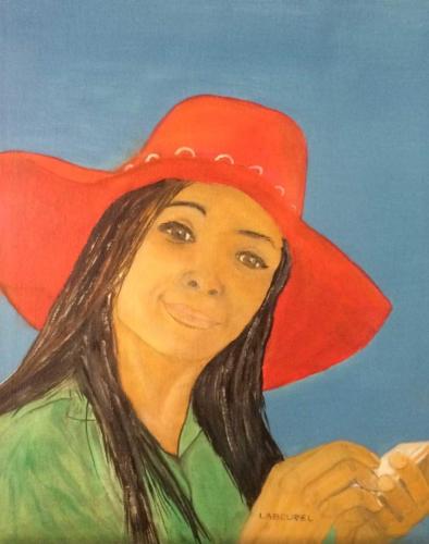 406-Asie-Aya-Huile-sur-carton-entoile-41x33