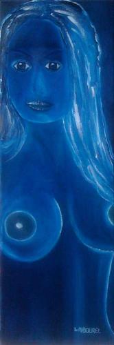 Nu bleu 246 60x20 huile